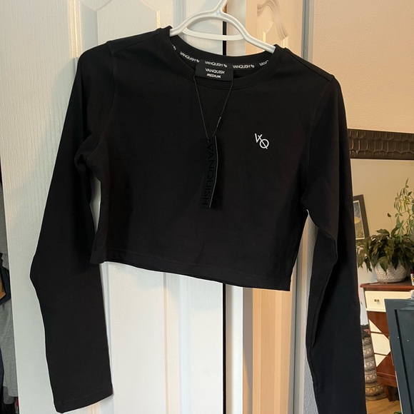 Vanquish VO Boutique Black Long Sleeve Crop - Picture 2 of 3